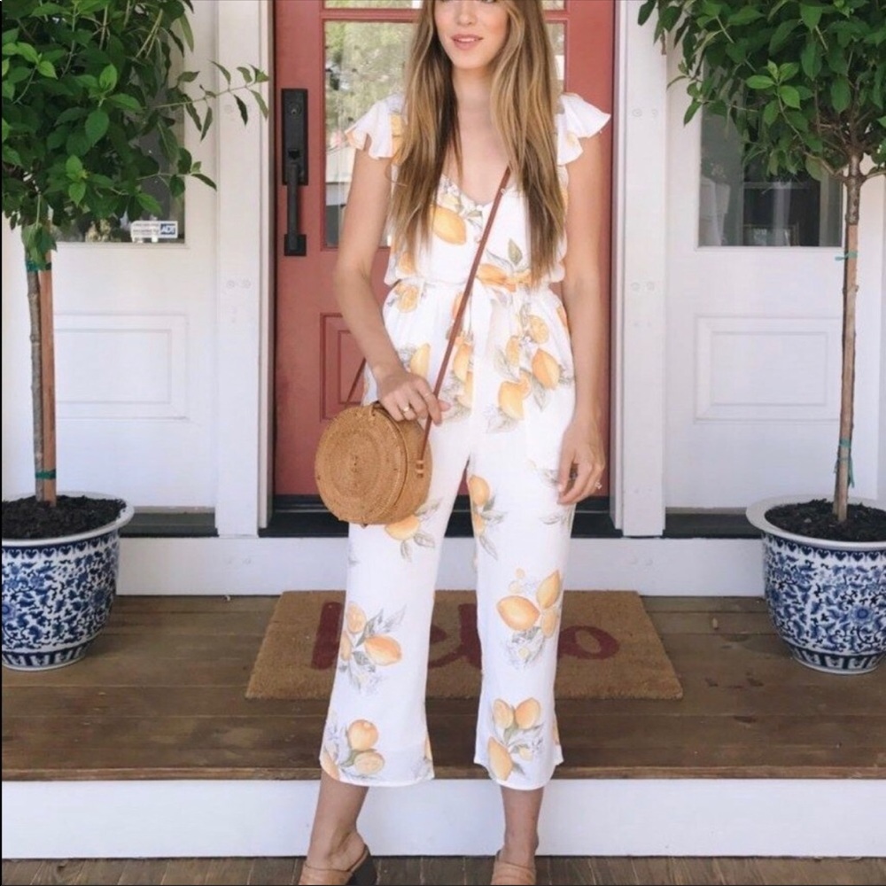 SOLD - For Love & Lemons Limonada jumpsuit size S - Picture 7 of 11